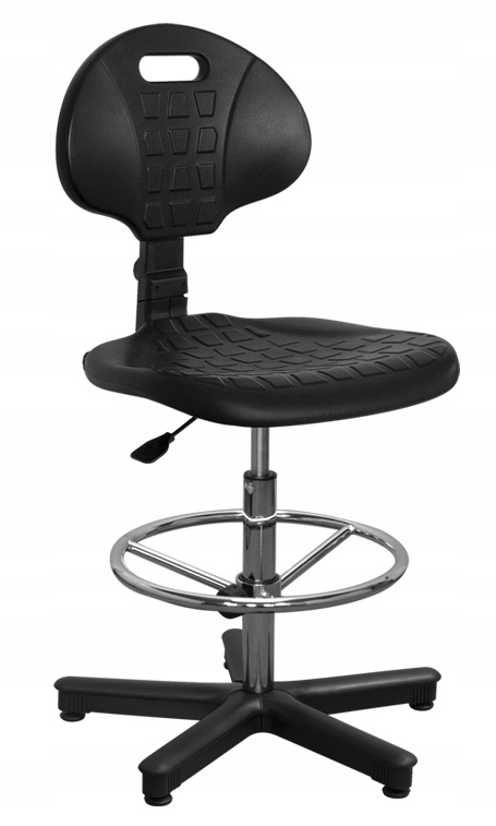 

Krzesło Kasowe Obrotowe Warsztatowe Tulip Podnóżek