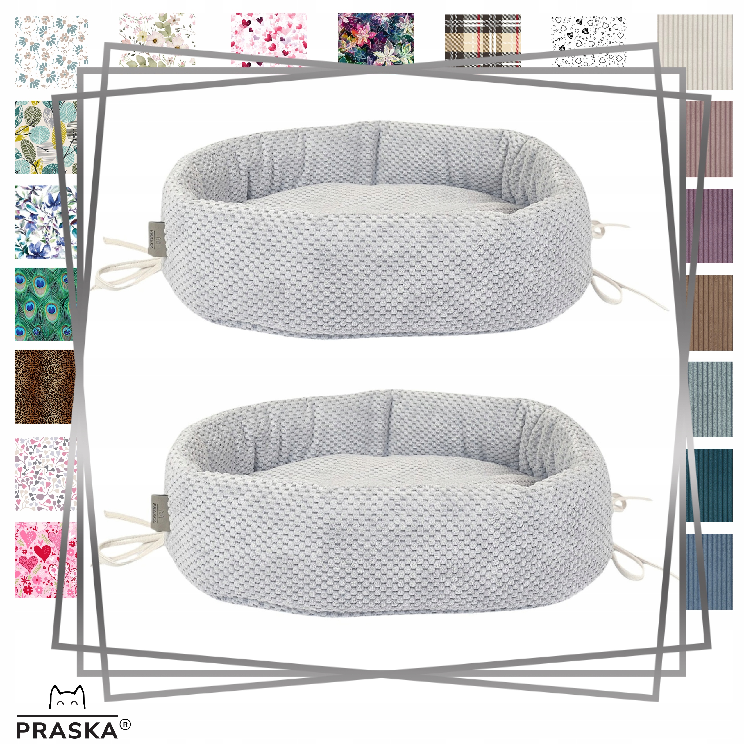 Levně Pražské Pelíšek Hnízdečko na škrabadlo Oliwka 60x32 cm pro kočky Výběr Barev