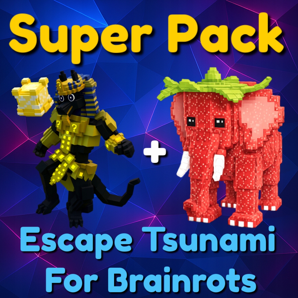 Super Pack w Escape Tsunami For Brainrots | ETFB |