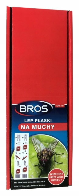 

Lep na muchy płaski 1szt Bros