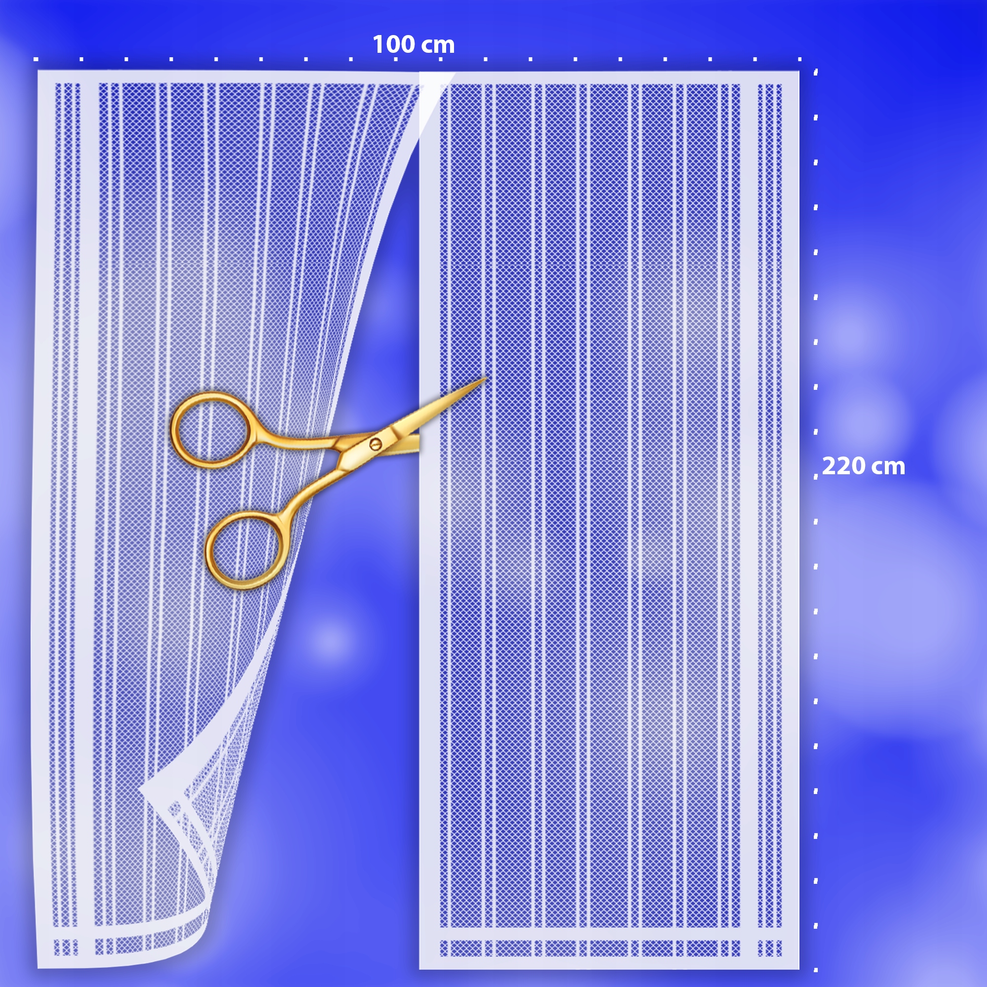 MOSKITIERA MAGNETYCZNA DO DRZWI NA BALKON BARDZO MOCNA 80/90/100X210/220 Maks. szerokość 100 cm