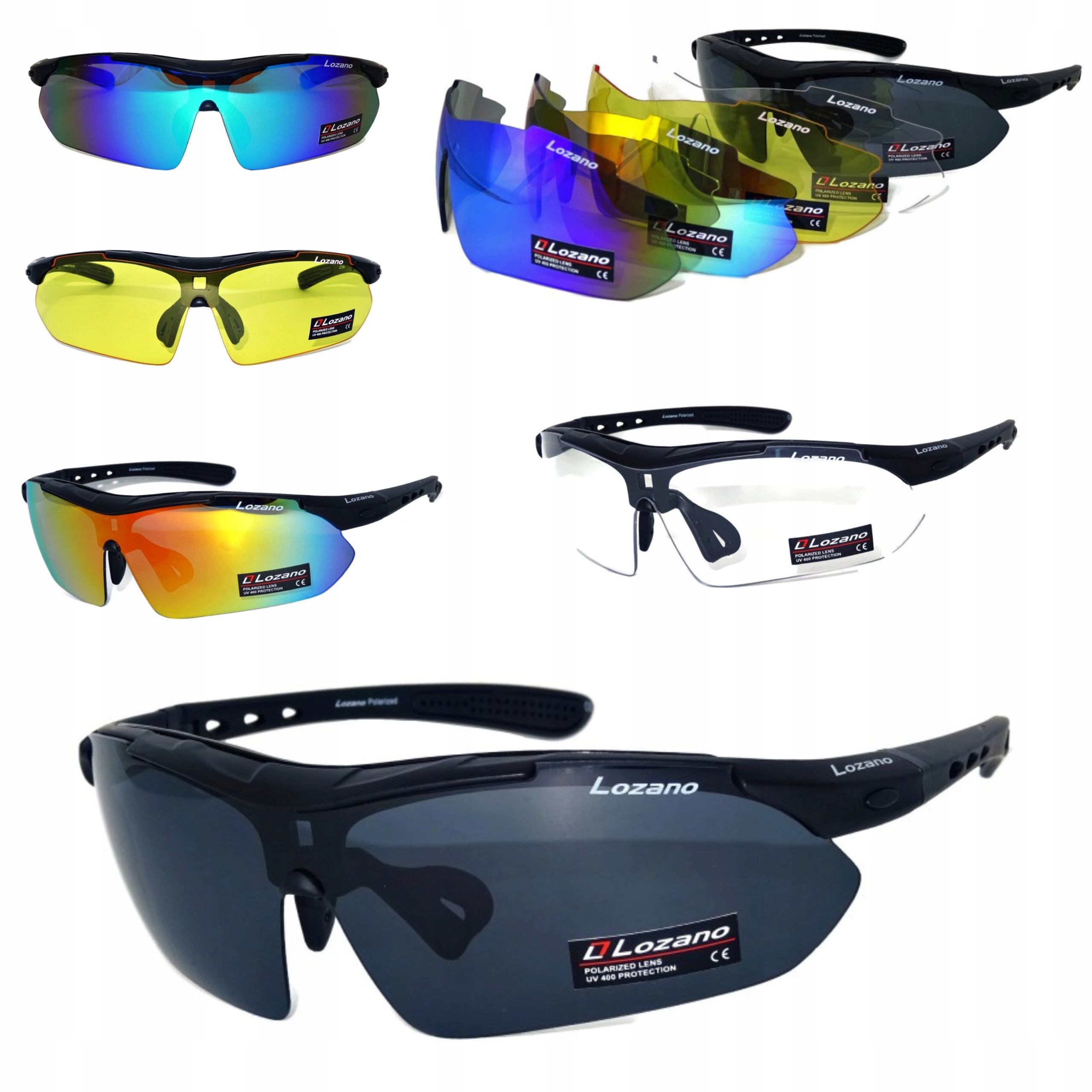 Polarizační Sportovní Brýle Pro Outdoorové Řidiče, Vyměnitelné Čočky Pro Každodenní Použití