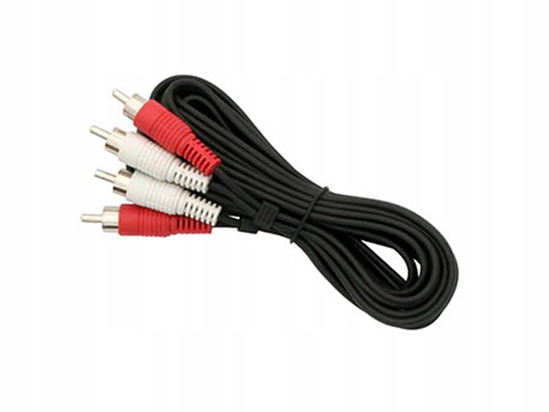 

Kabel Przewód J 2x Rca cinch 2x Rca cinch 3 m.