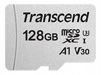 Transcend microSDXC 128 Gb TS128GUSD300S-A Uhs-i U3 z adapterem