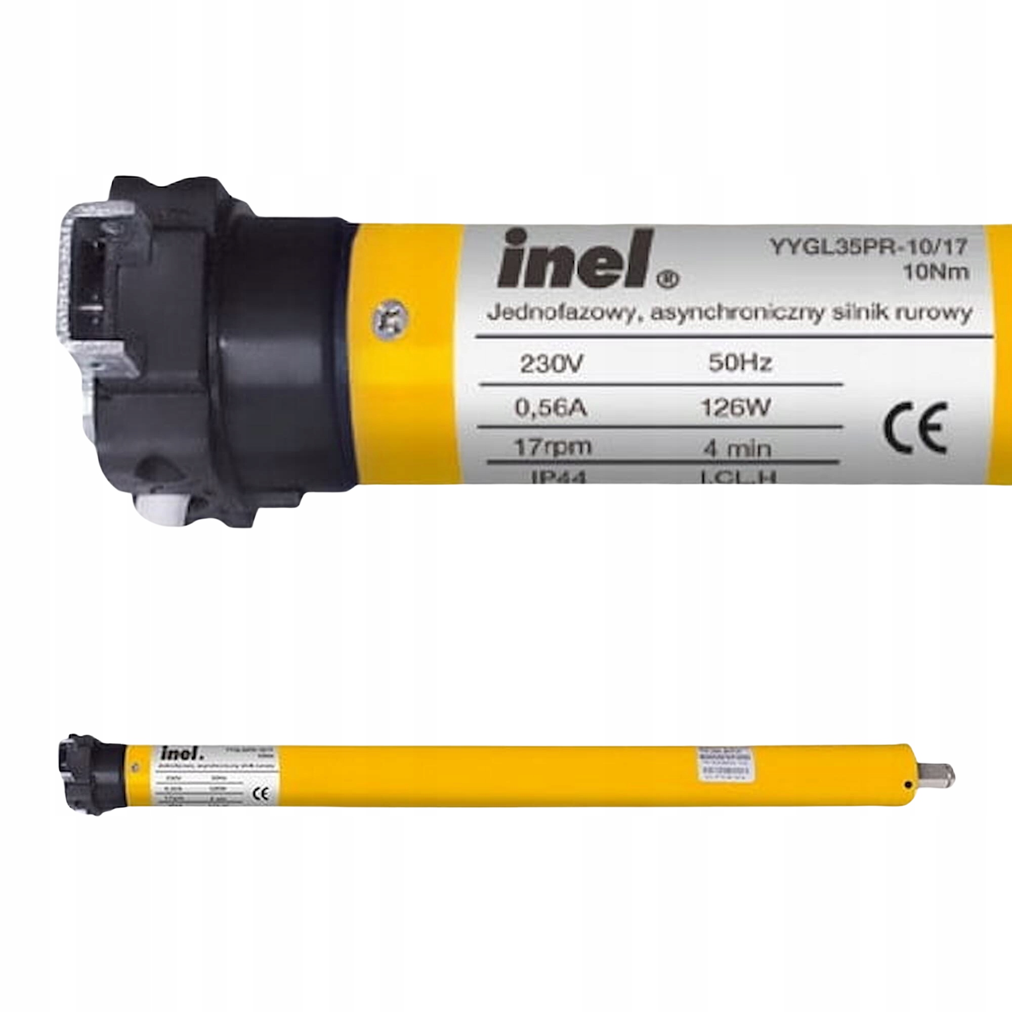 Inel motor pre rolety N-10PR 10/17 do potrubia s Ø 40 rádiovým preťažením