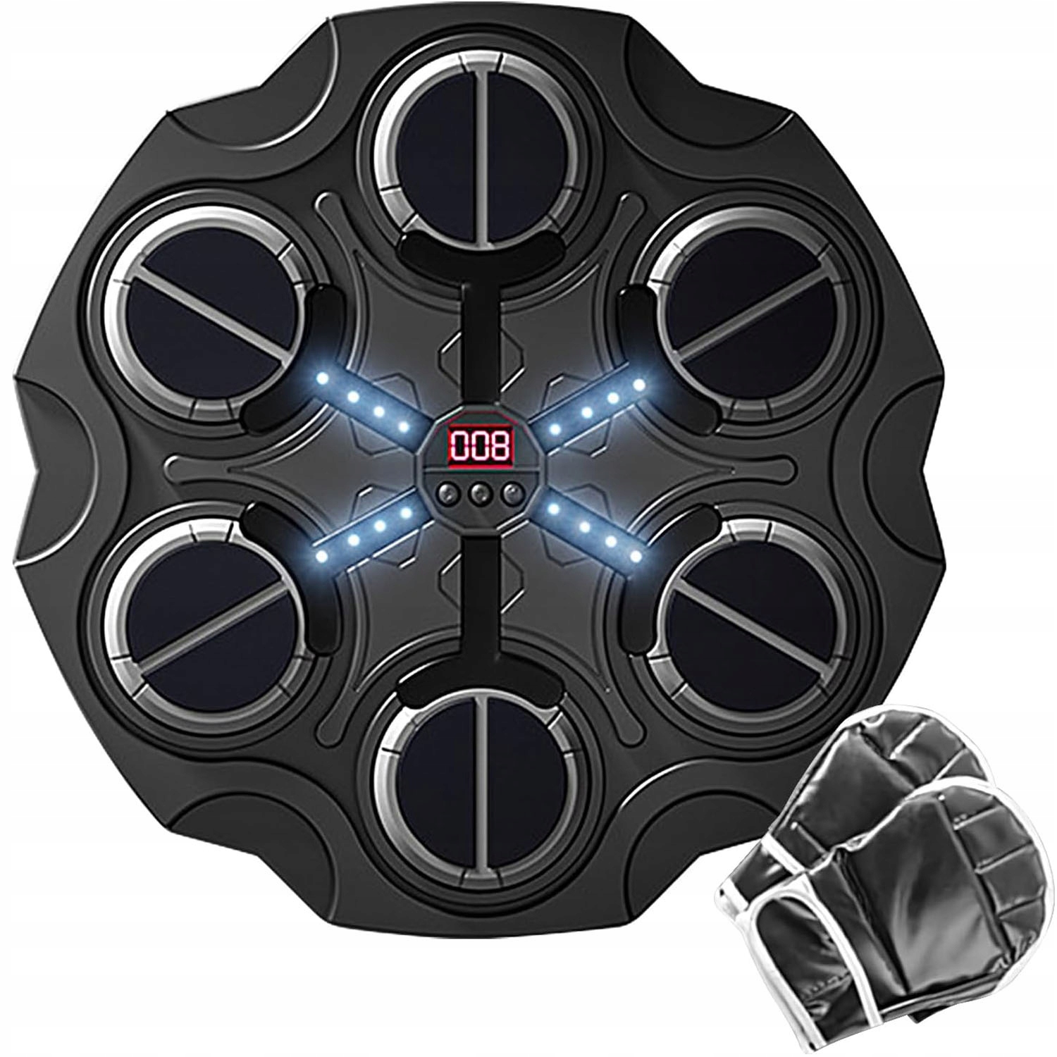 Inteligentní stroj pro hudební boxování Bt s hudbou a počítadlem světel