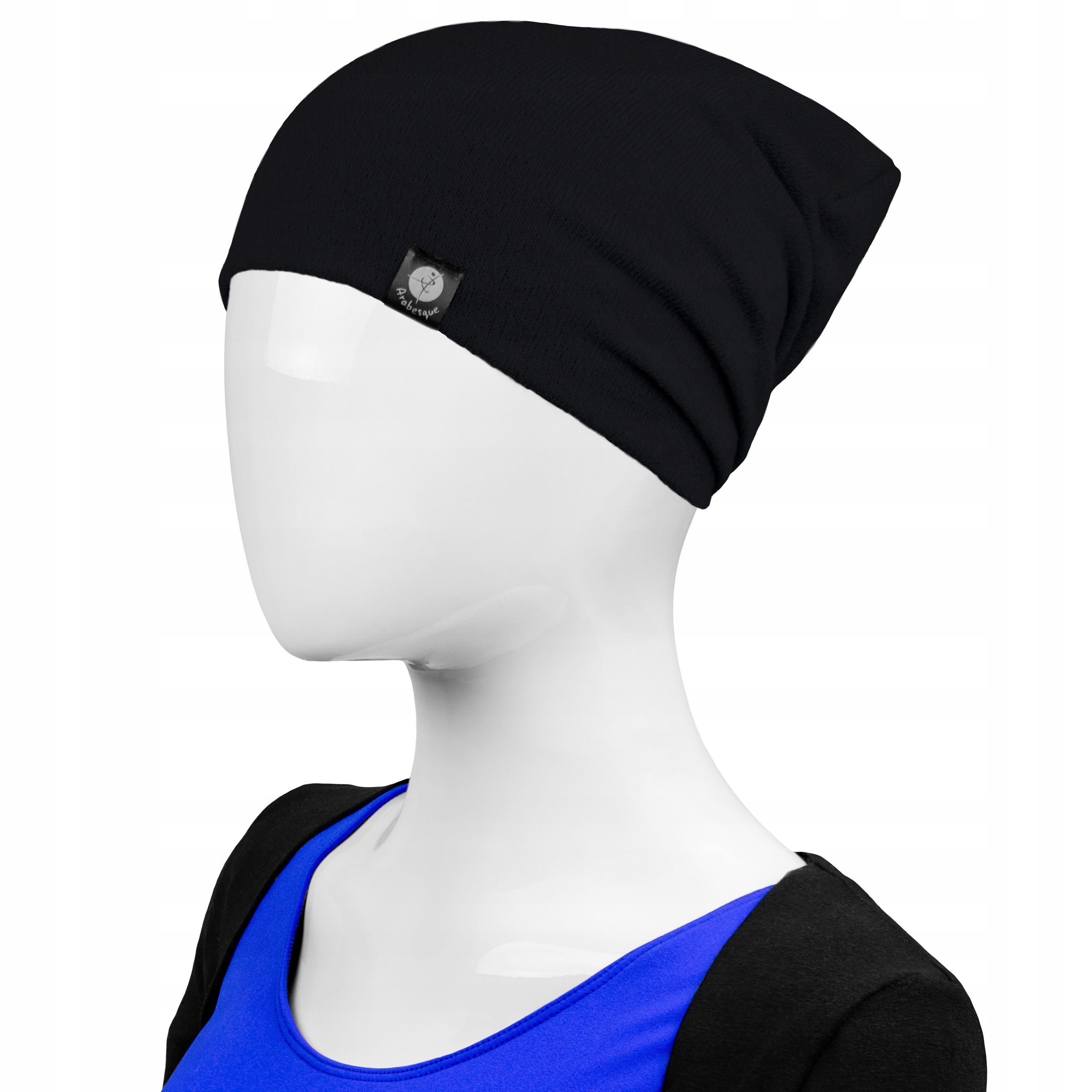 

Damska czapka beanie czarna polski producent r. S