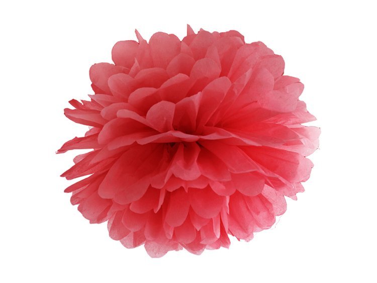 

Pompon Bibułowy Czerwony 25 CM Urodziny Dekoracja