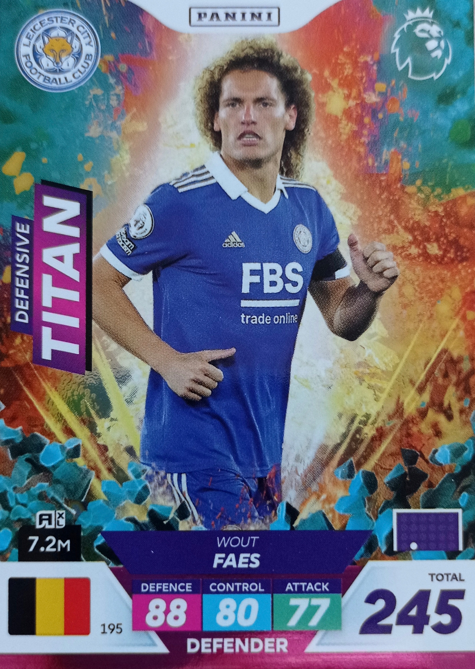 Premier League Plus 2023 Defensive Titan 195 Faes