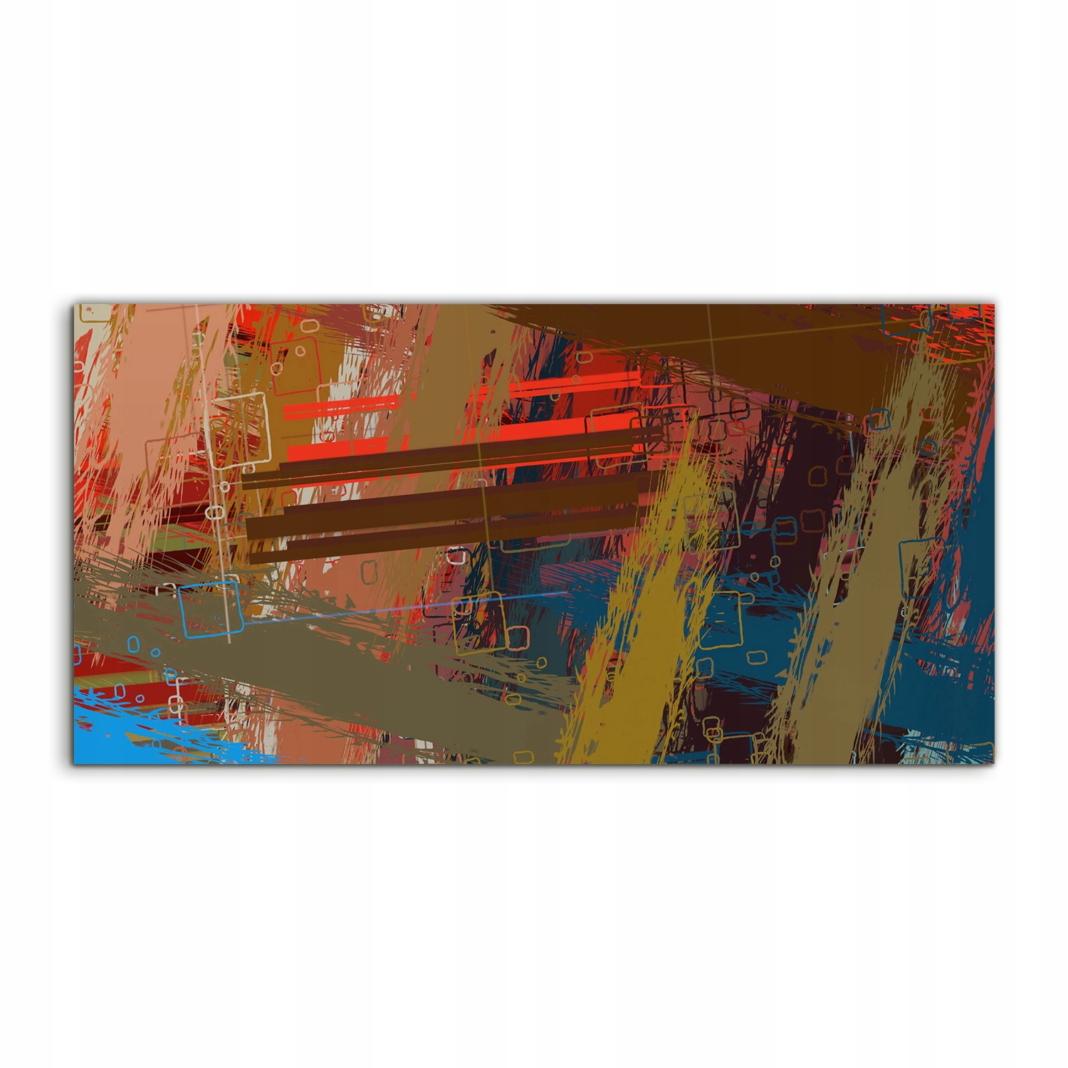 Akrylový obraz 100x50 s grafikou Abstrakcia Art Matrix