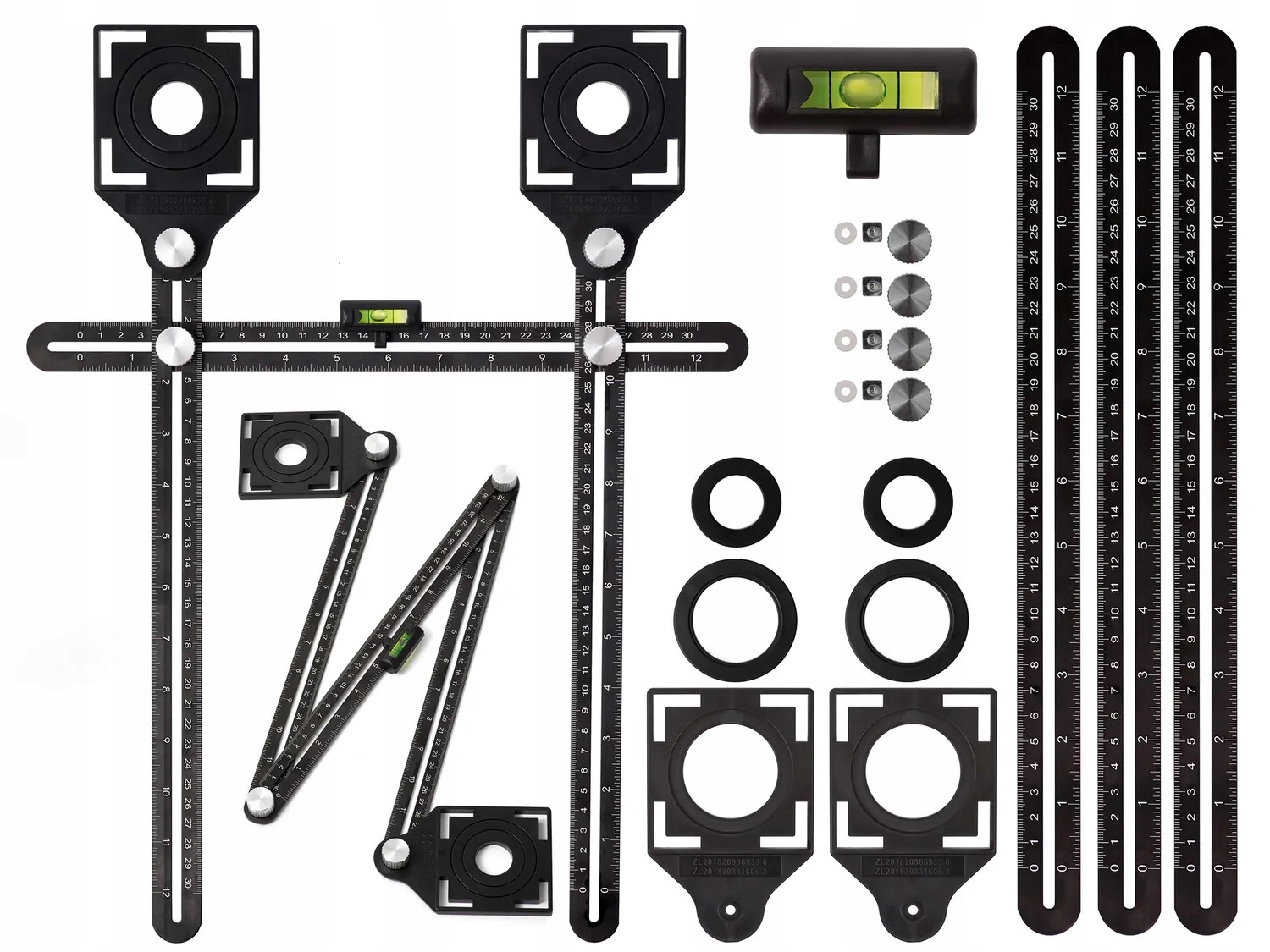 SZABLON PRZYMIAR WZORNIK ZNACZNIK DO WYZNACZANIA OTWORÓW KSZTAŁTÓW PŁYTEK