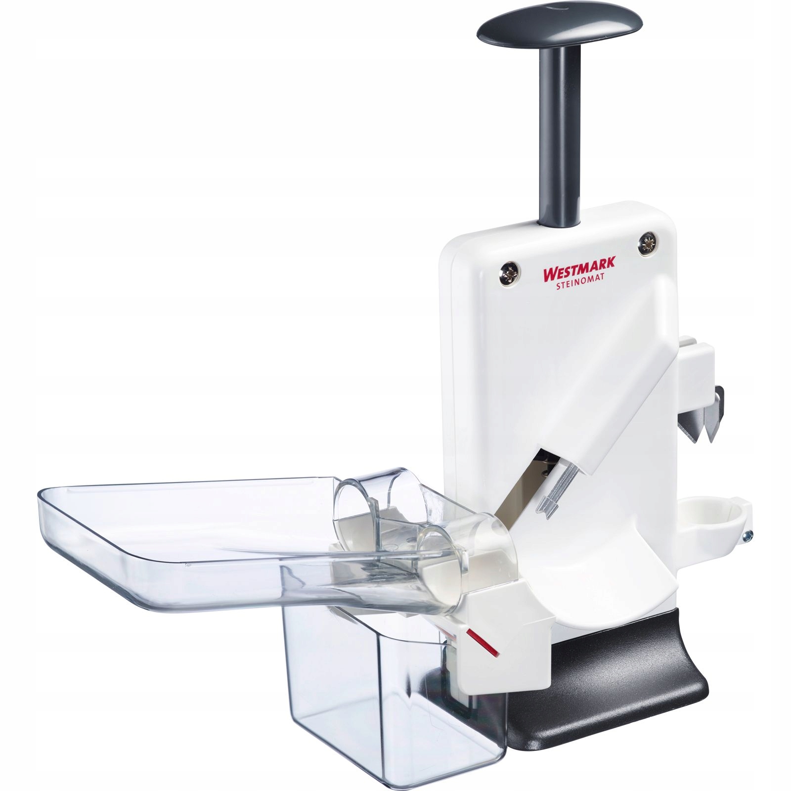 Dvojitá drtič třešní a švestek Steinomat Black Edition