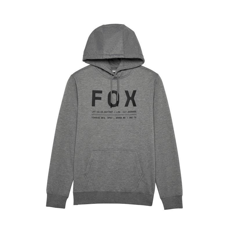 Mikina S Kapucňou Fox Nonstop Fleece Po Heather Graphite (XL)
