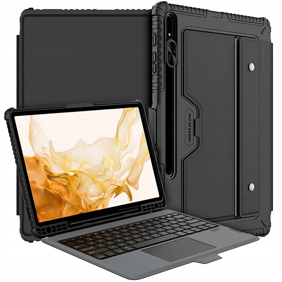 Puzdro s klávesnicou pre Samsung Galaxy Tab S8+ Tab S7 +/ Tab S7 Fe, Nillkin