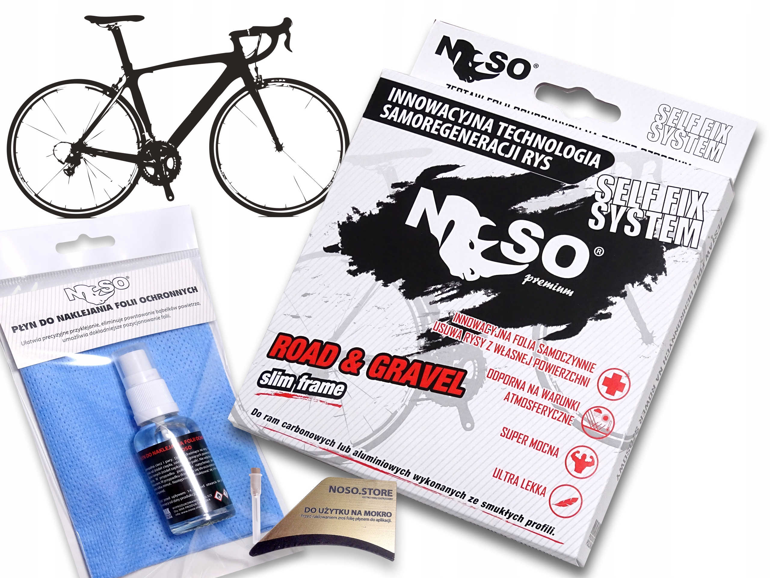 Fólie na Gravel Kolarzówka sada XXL slim|lesk s-reg Ppfh Premiu