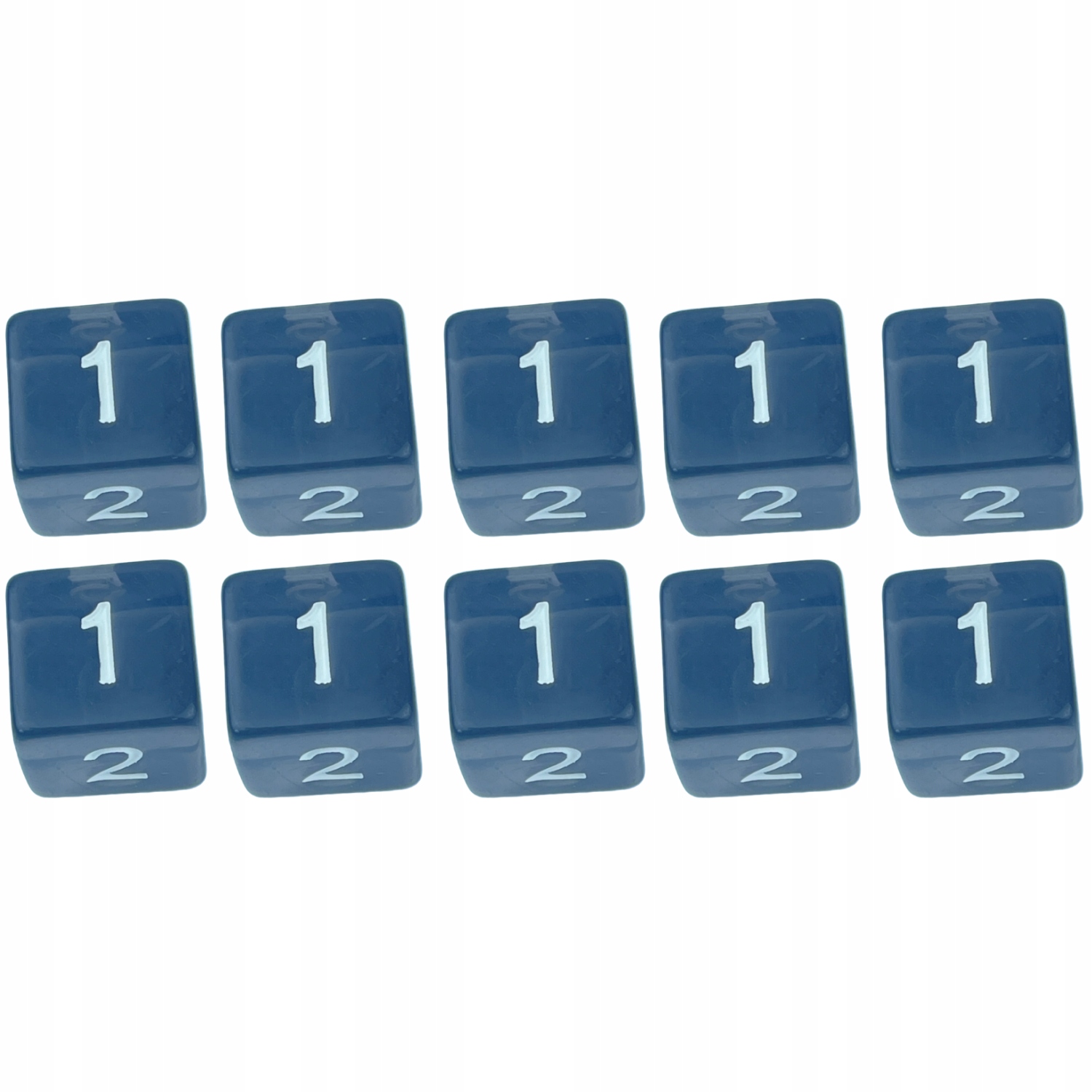 ZESTAW 10 KOSTEK K6 RPG ZAKAPTURZONA POSTAĆ KOŚĆ SZEŚCIOŚCIENNA 1,6 CM