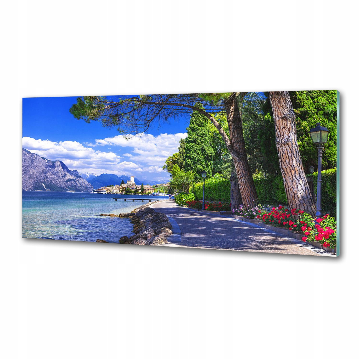 Panel do kuchyne Severné Taliansko 125 x 50 cm Lepidlo
