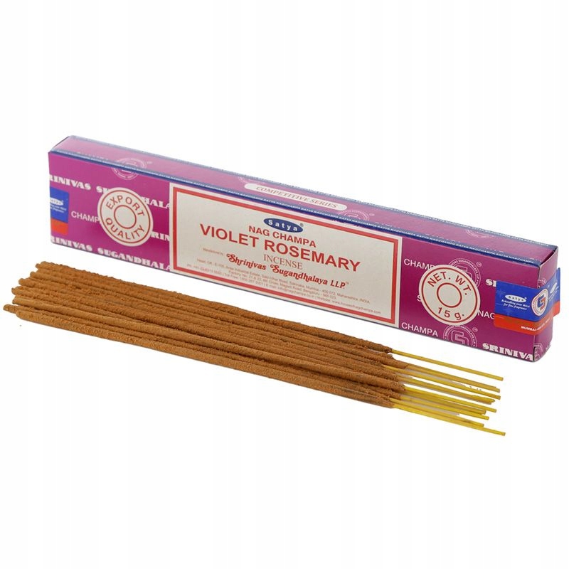 

Naturalne Kadzidło Satya Violet Rosemary