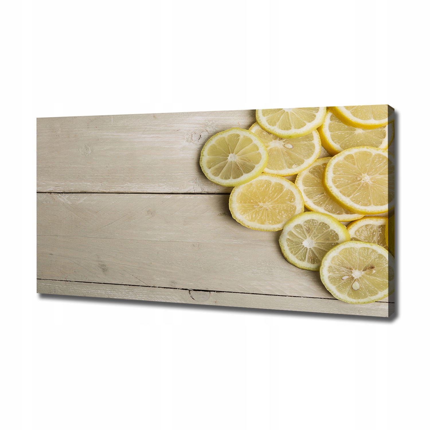 Fotoobraz obraz na plátně Citrony dřevo 120x60 cm