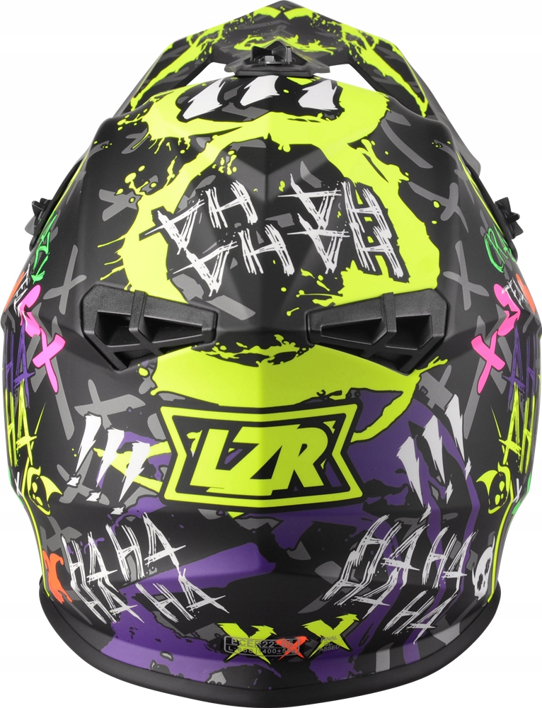 Kask Motocyklowy cross enduro LAZER OR3 Crazy rozm M fluo Model or3