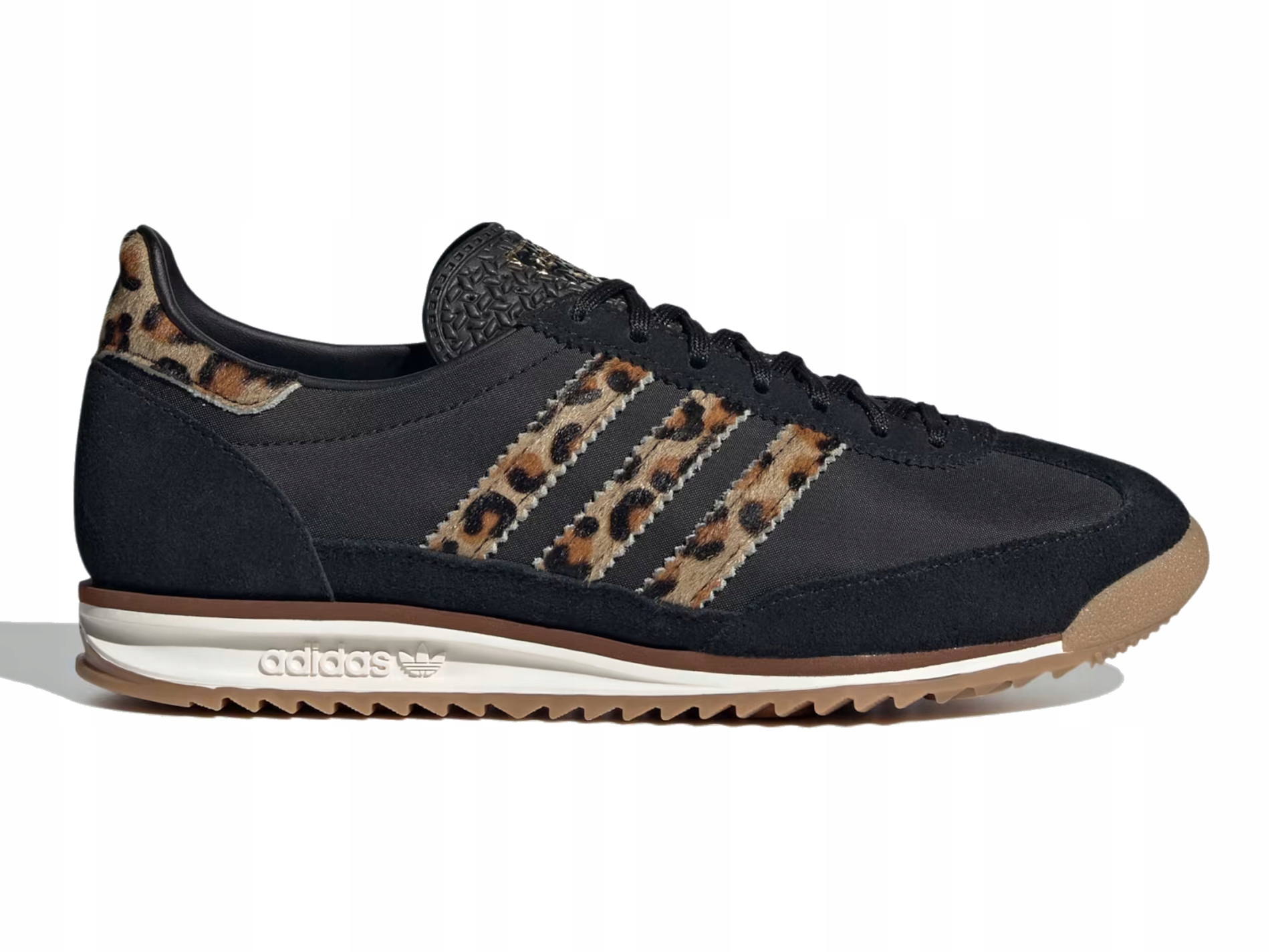 Dámské boty Adidas Sl 72 Og JR1640 černé tenisky s leopardím vzorem módní 42,6