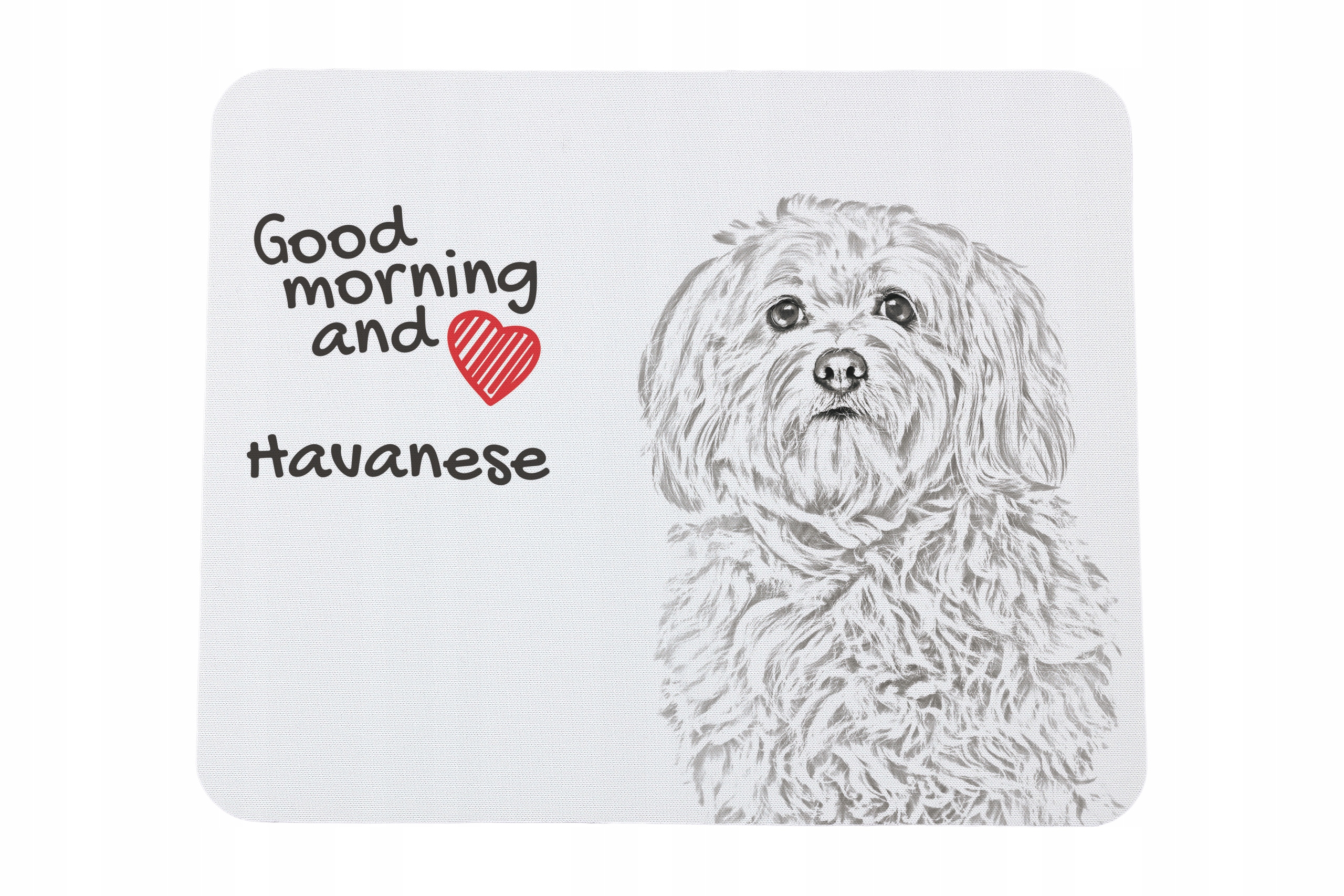 Hawańczyk, Havanese podkładka pod myszkę z nadrukiem, personalizowana pod
