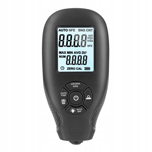 MIERNIK,TESTER GRUBOŚCI LAKIERU LCD 0~2000um
