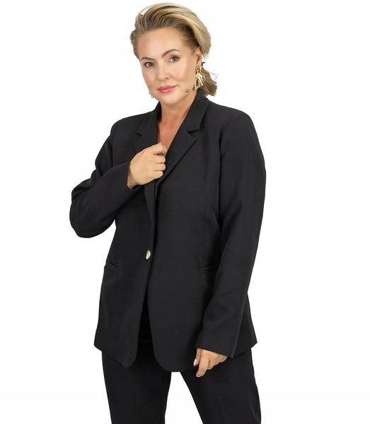 Sako oversize elegantní jemné vypasování Agrafka 44