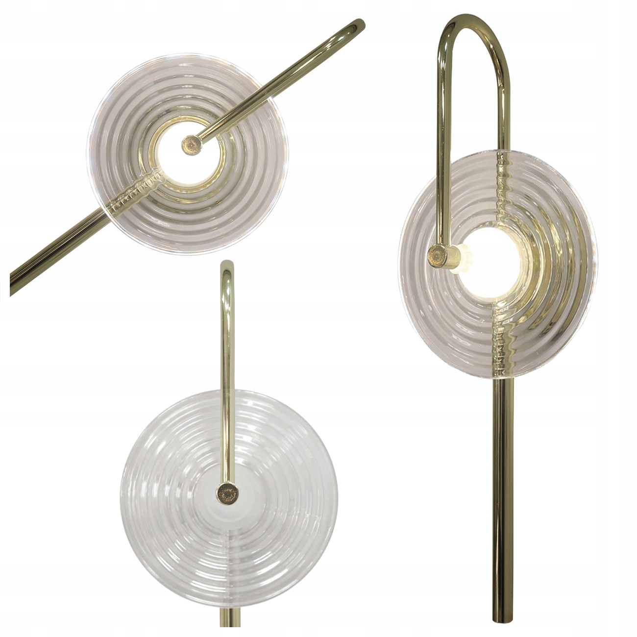 Skleněná Nástěnná Lampa Plato Transparentní Led 6W Proměnlivá Barva Cct