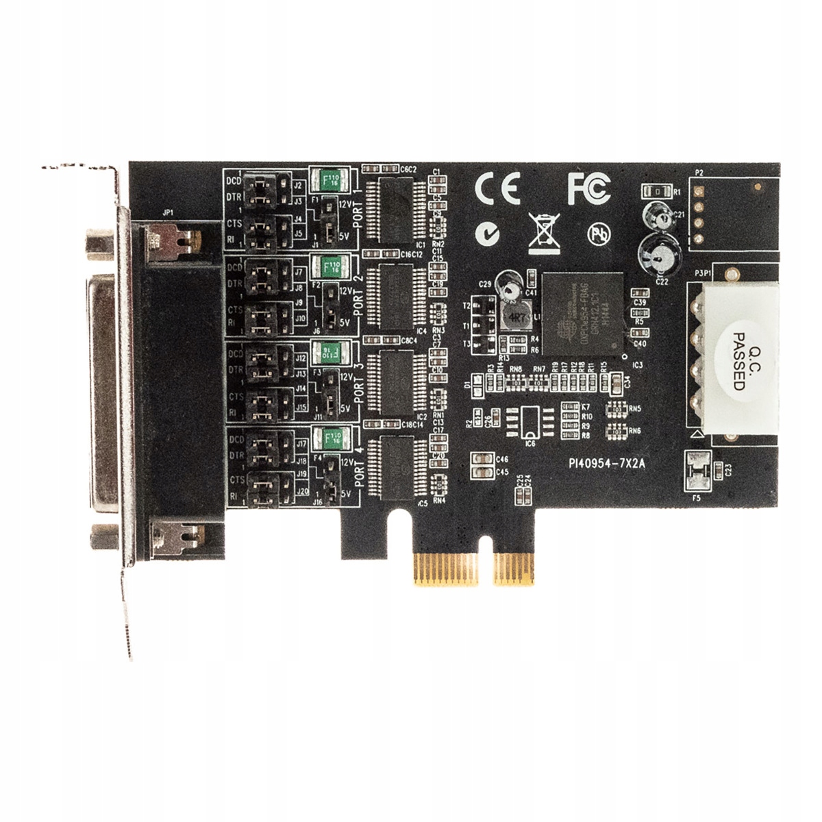Delock PI40954-7X2A Komunikační Modul Karta PCIe x1 Lp