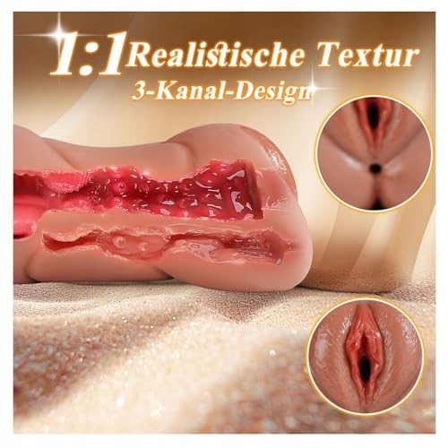 VIJISA 3w1 Realistyczny 3D Masturbator Dla Mężczyzn — miniatura 2