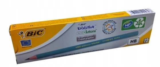 OŁÓWEK BIC EVOLUTION HB NIEŁAMLIWY Twardość HB