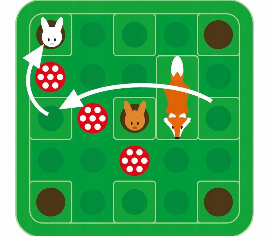 Gra logiczna smart games planszowa dla dzieci IUVI Games Hop do norki 7 l+ Typ Podstawa