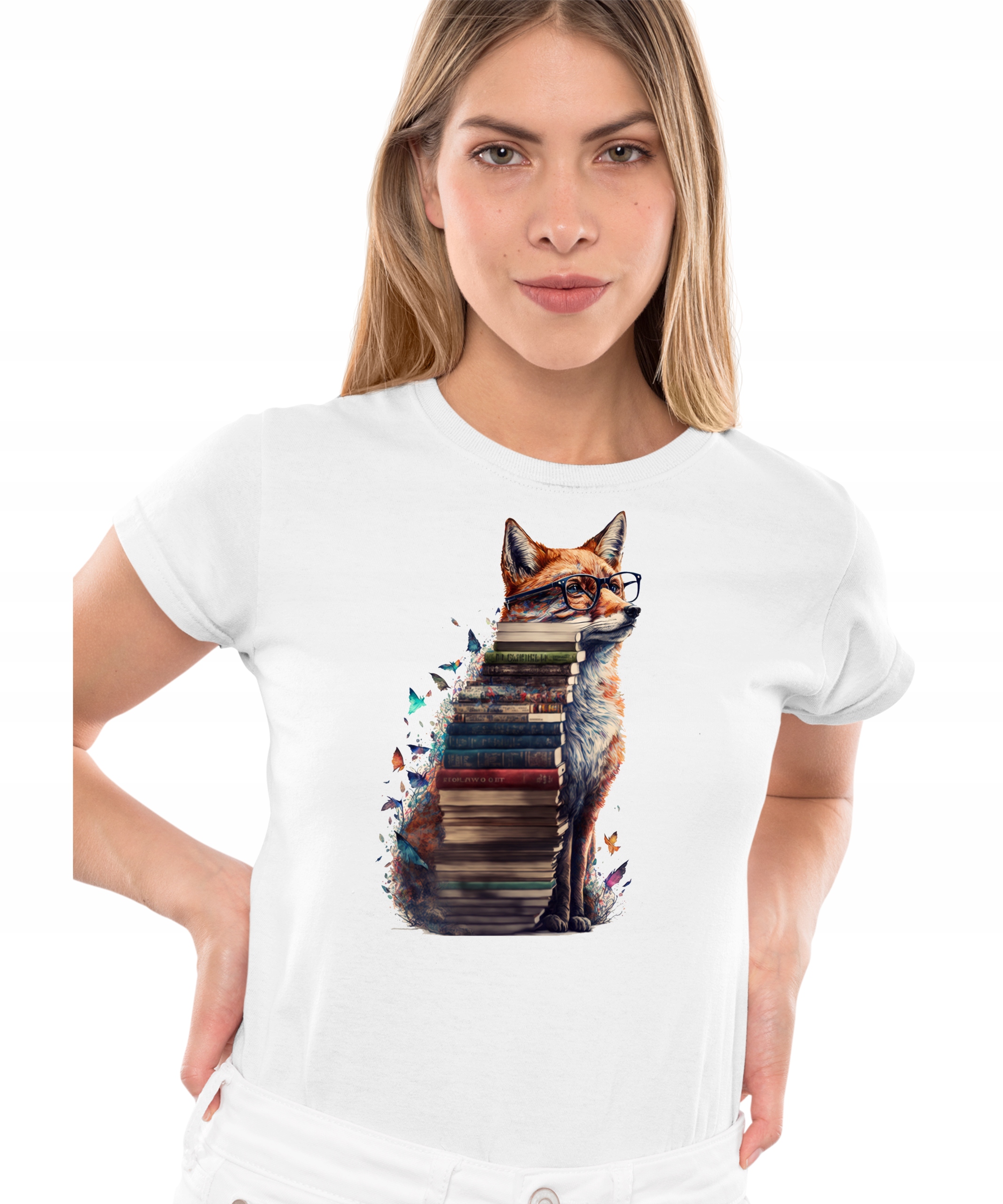 

Koszulka lis książki fantasy lisek t-shirt
