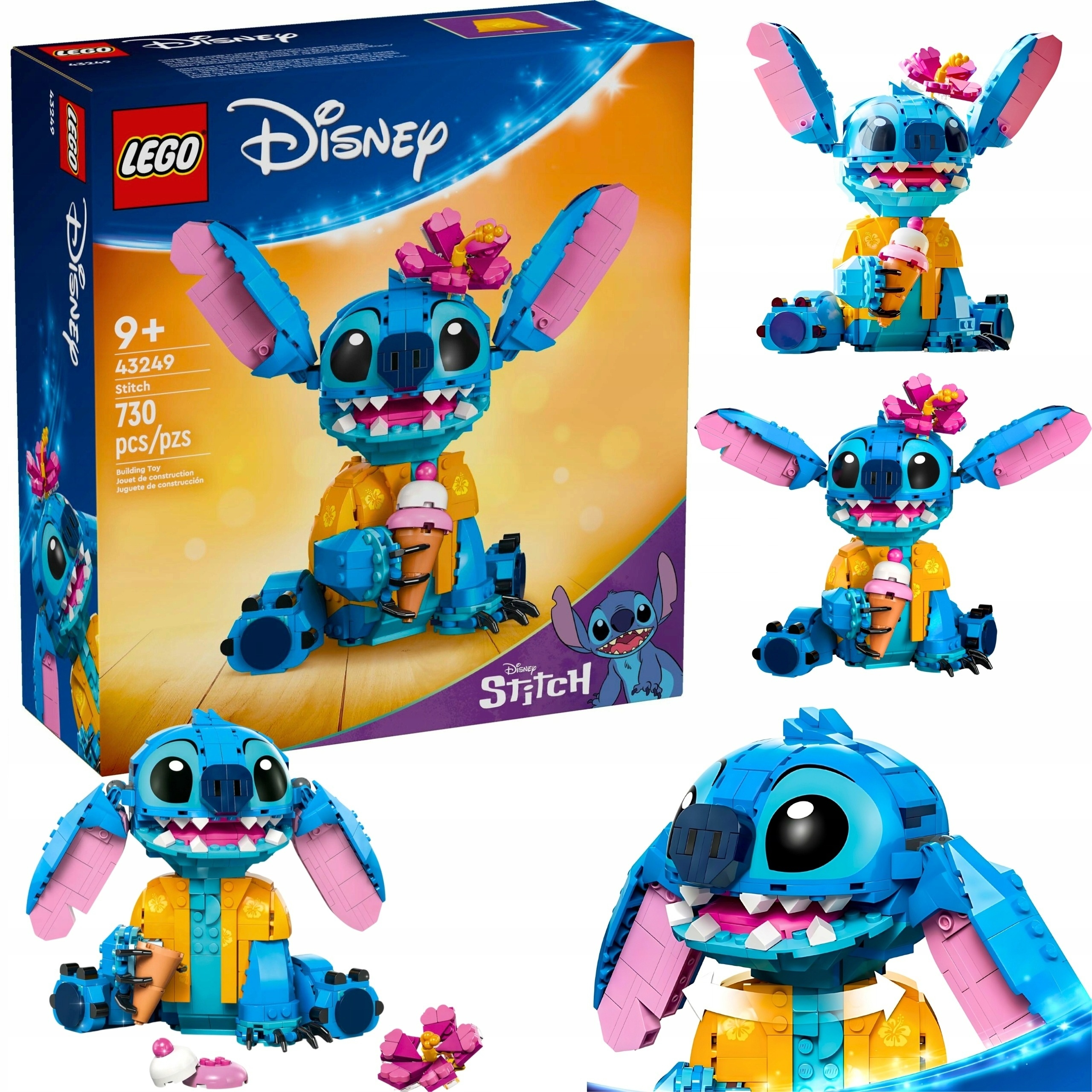 Klocki Lego Disney Stitch 43249 Do Składania Figurka Dla Dzieci