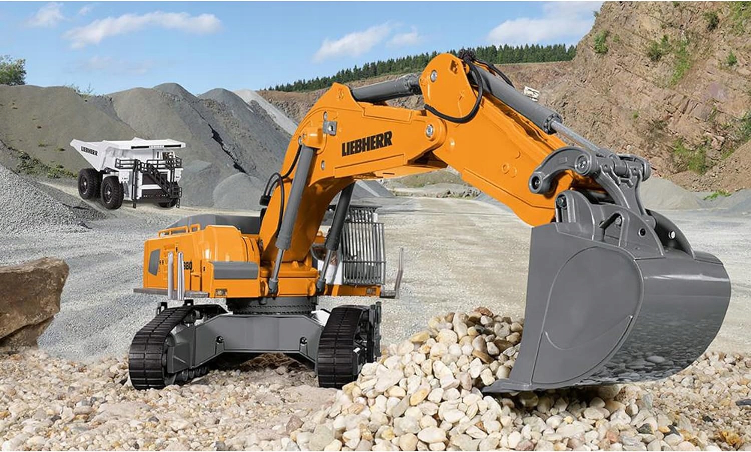 Siku Control 6741 Liebherr R980 SME koparka gąsienicowa aplikacja Bluetooth Waga produktu z opakowaniem jednostkowym 3.09 kg