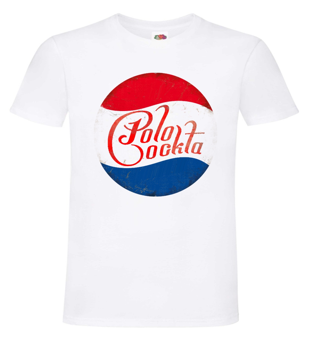 

Polo Cockta, polokokta ,prl , koszulka