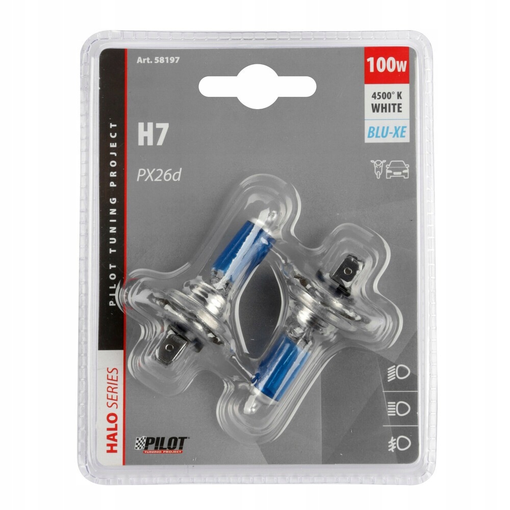 

Żarówki H7 12V 100W PX26d Blue Xenon 2szt
