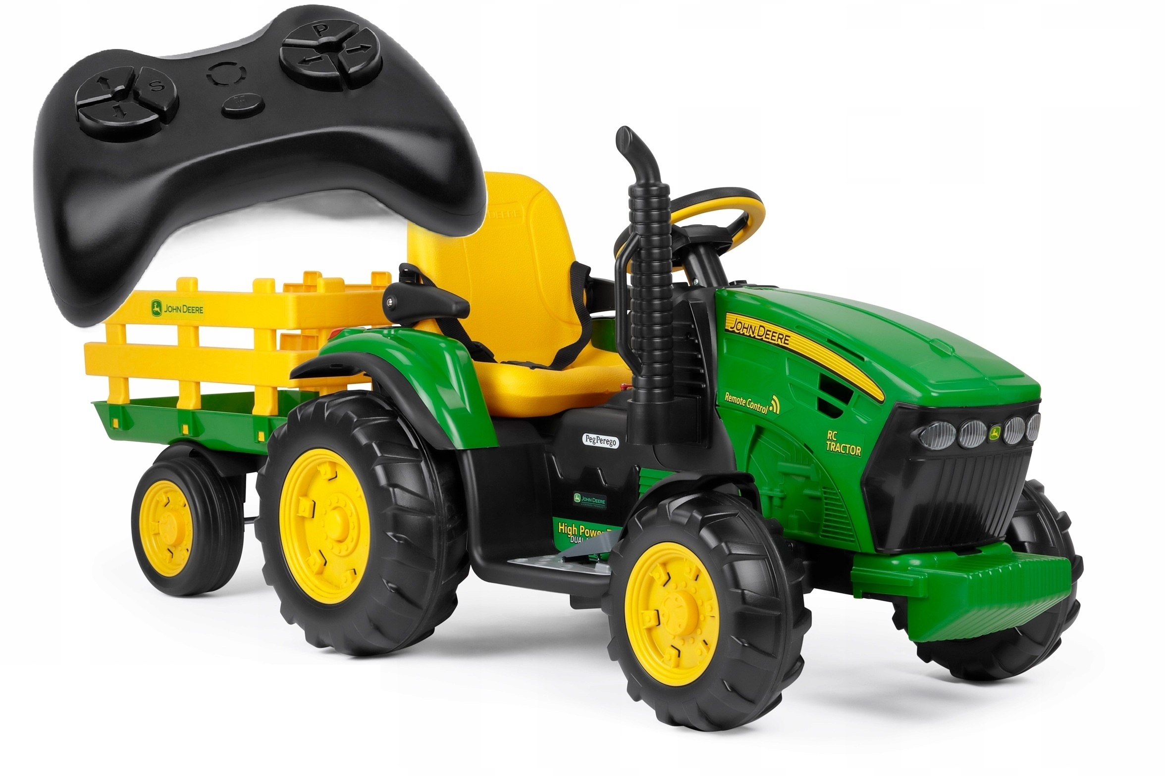 Traktor na akumulator John Deere RC 12V Peg Perego Pilot od 1 roku