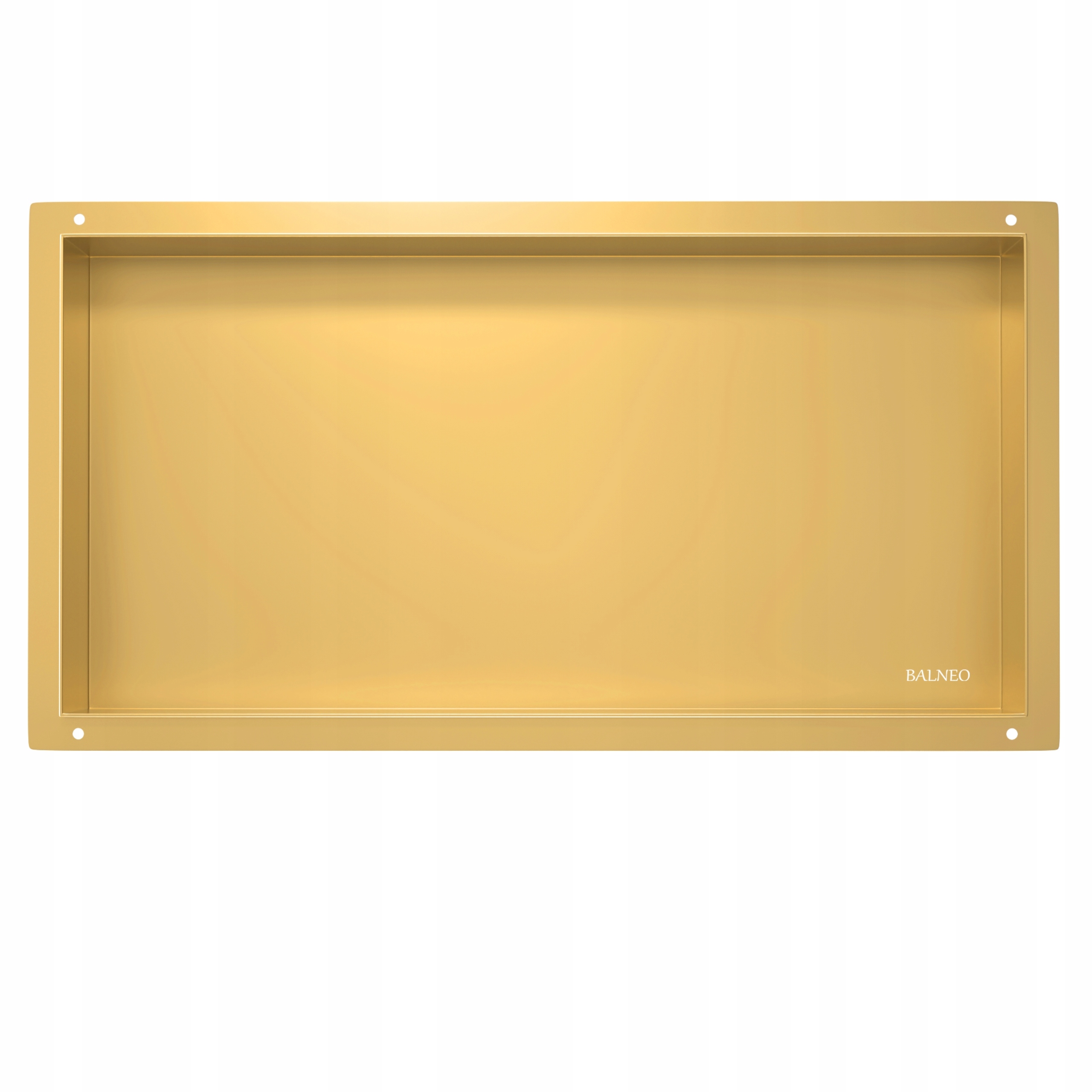 Balneo Bezrámčeková Vstavaná Polica 60x30x10 cm Gold Wall-box No Rim