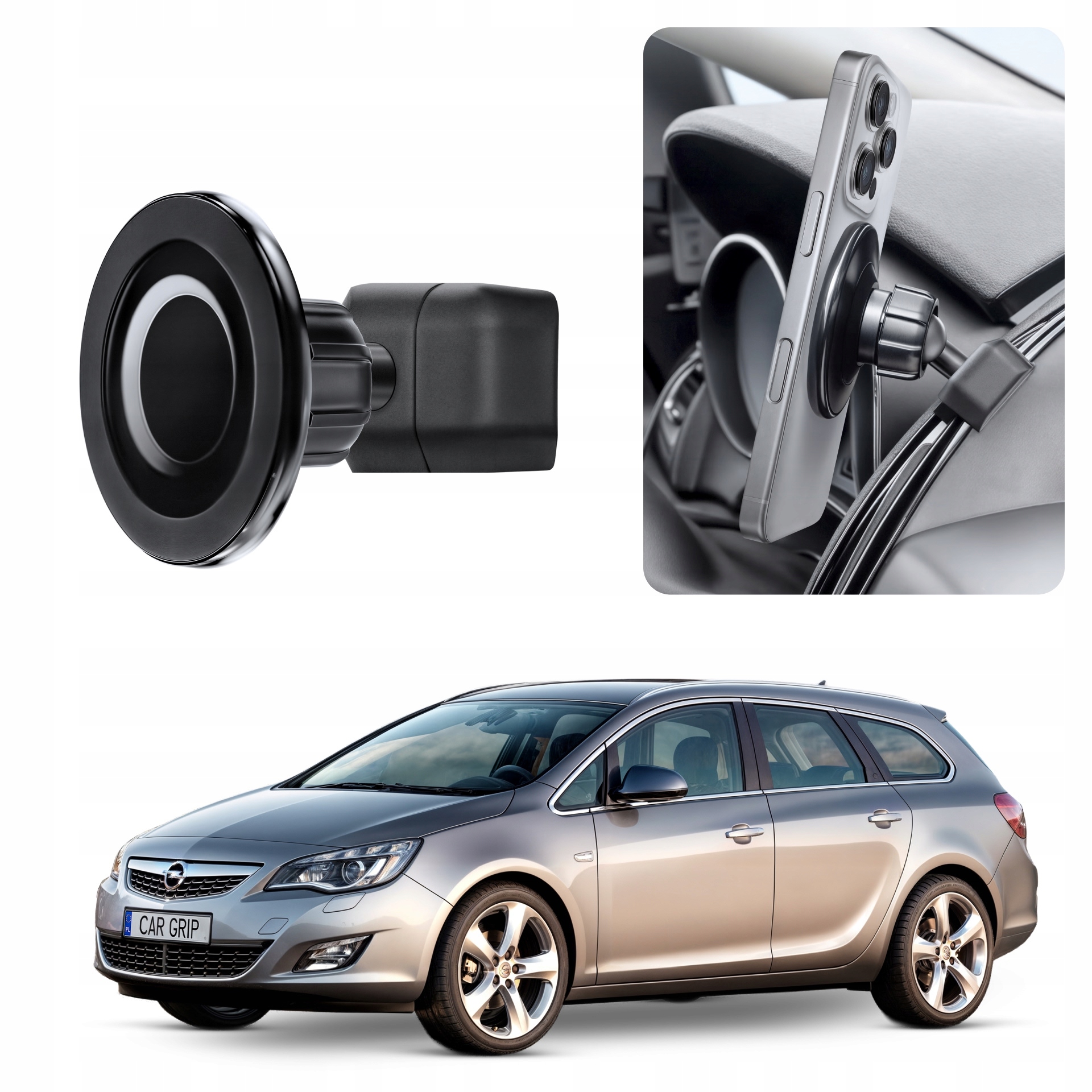 Uchwyt magnetyczny MagSafe do Opel Astra J (2009-2019)