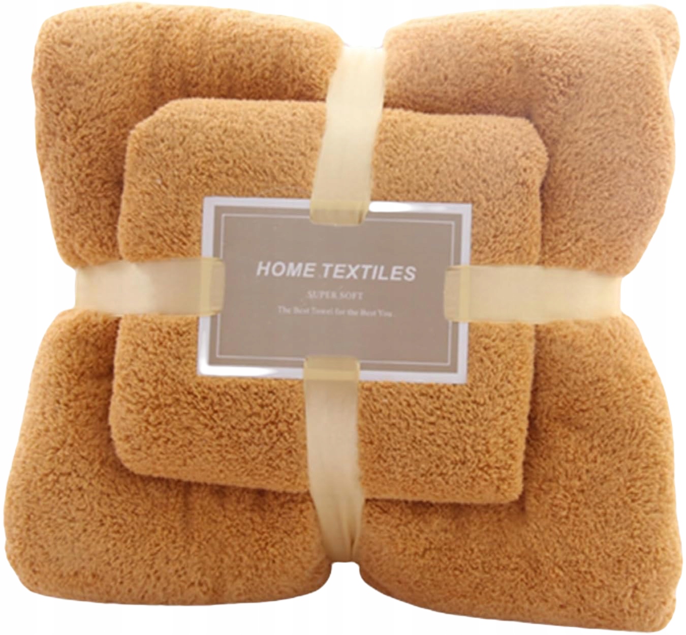 ZESTAW KOMPLET RĘCZNIKÓW 2 SZTUKI MIKROFIBRA DELIKATNE KOLORY ŚLUB PREZENT Marka inna