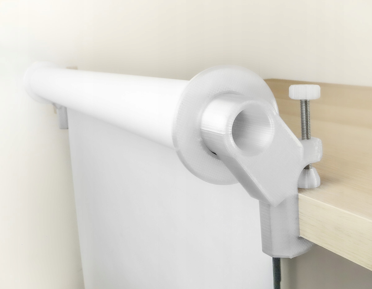 Držák pro upevnění fotografického pozadí, role papíru, obrazovky, na pracovní desku