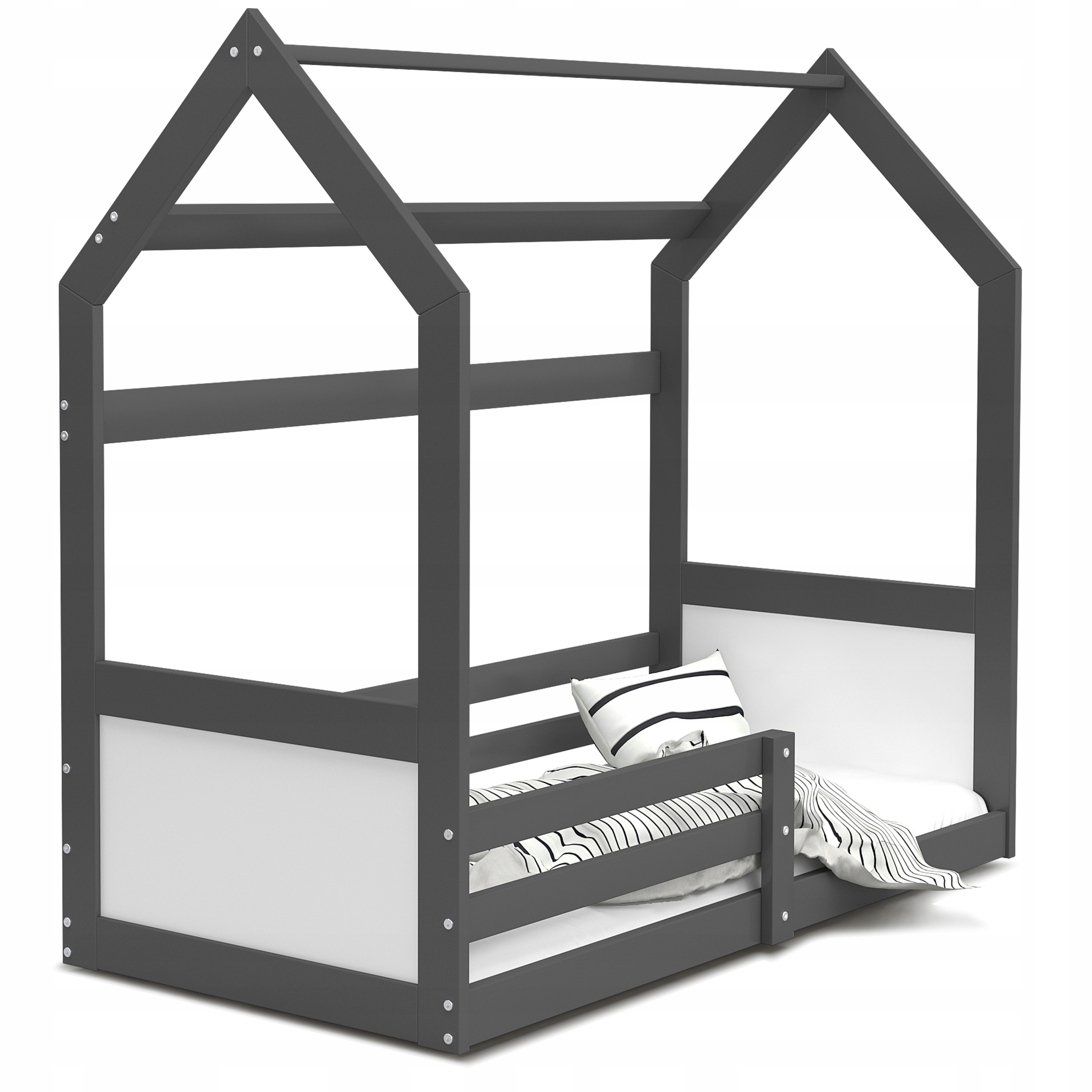 

Łóżko dziecięce 190x80 materac domek Miki