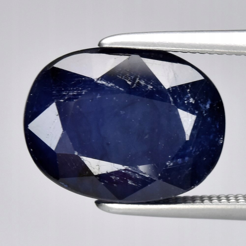 Přírodní safír 5,61 ct Skvělá kašmírová barva cca 11x9 mm video ISA1098