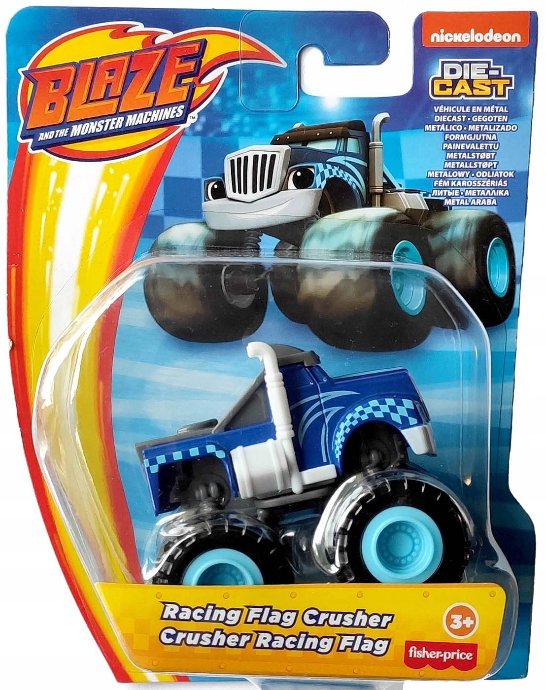 FRISHER PRICE CRUSHER RACING FLAG BLAZE MEGA МАША