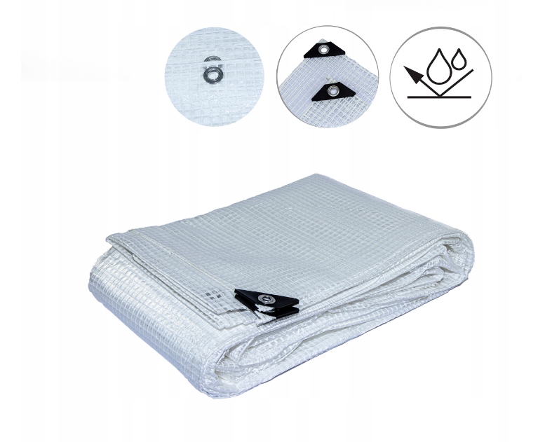 POKROWIEC NA MEBLE OGRODOWE wodoodporny STÓŁ KRZESŁA PLANDEKA 150x250x75 Stan opakowania oryginalne