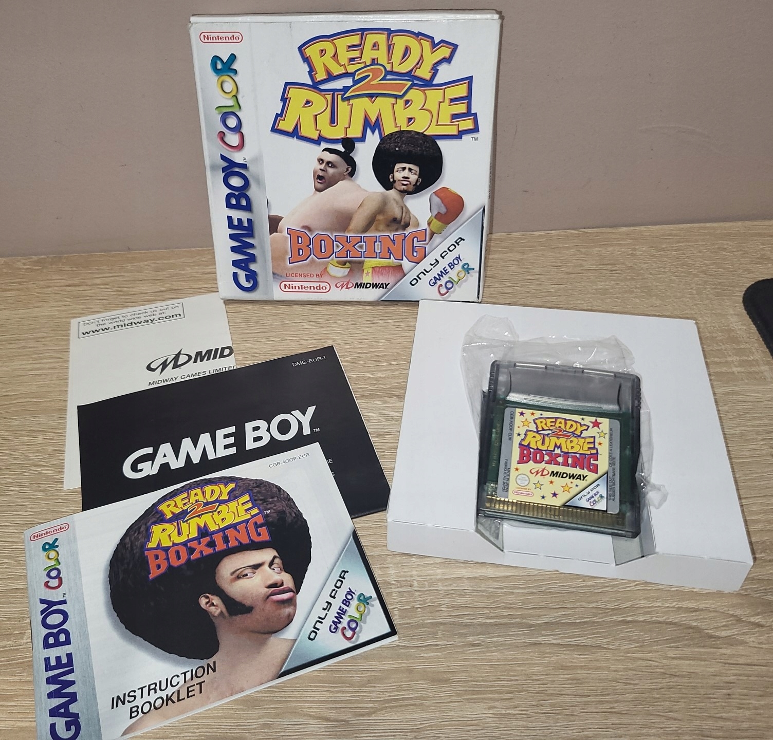 READY 2 RUMBLE BOXING - GAME BOY COLOR GBC KOMPLET