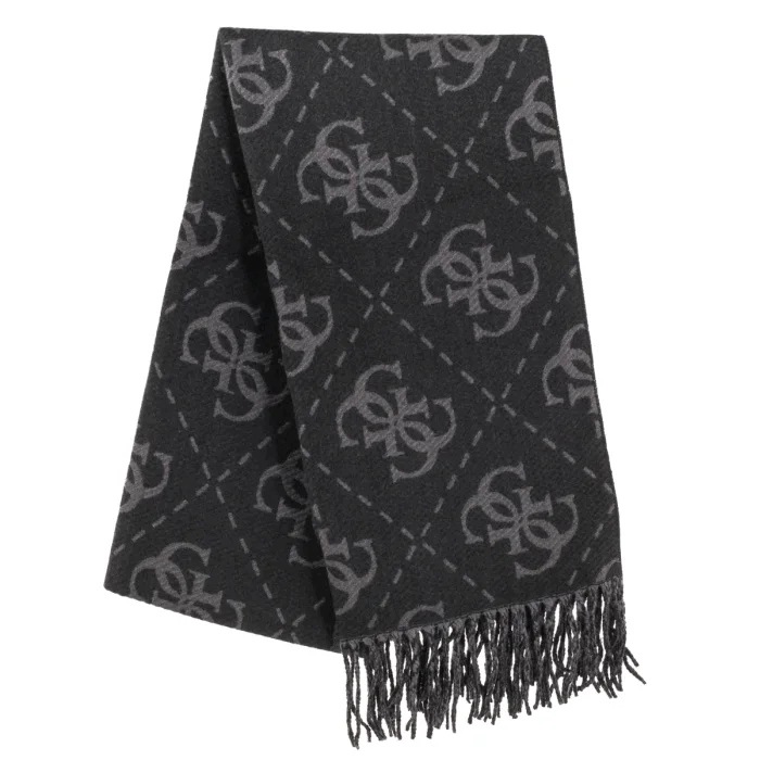 Dámská šála Guess Scarf 70x190 AW5217 VIS03 Clo Černá