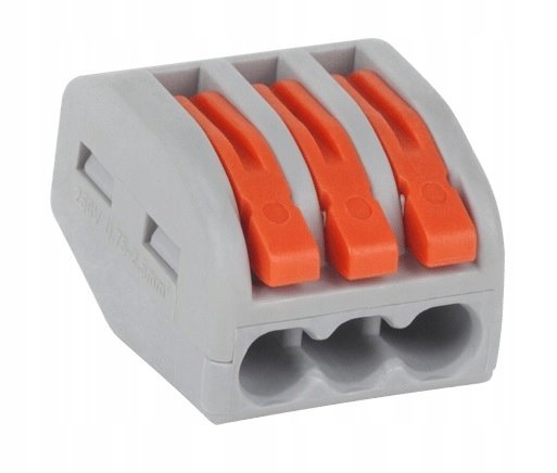 

Szybkozłączka złączka złącze 3x0,75-2,5mm 58103